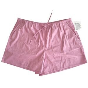 Lululemon Cotton Blend Poplin High-Rise Short 4" Vitapink Pink XL NWT